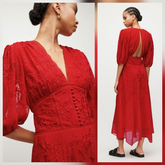 All Saints Dresses & Skirts - ALL SAINTS ❤️ Aspen Embroidered Maxi Dress sz 0 - like new!